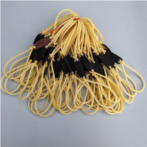 皮兜传统弹弓带圆皮皮筋高弹力耐用加粗耐磨重型弓圆工园皮筋组