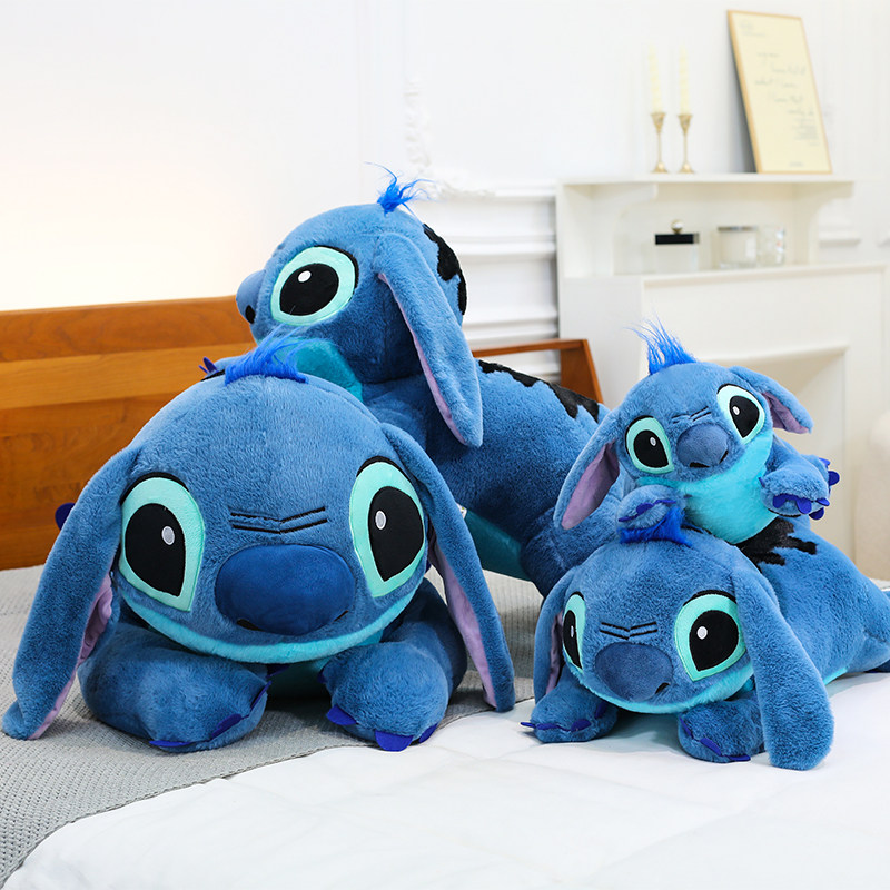 史迪仔玩偶公仔大号趴姿史迪奇睡觉抱枕长条夹腿布娃娃生日礼物女