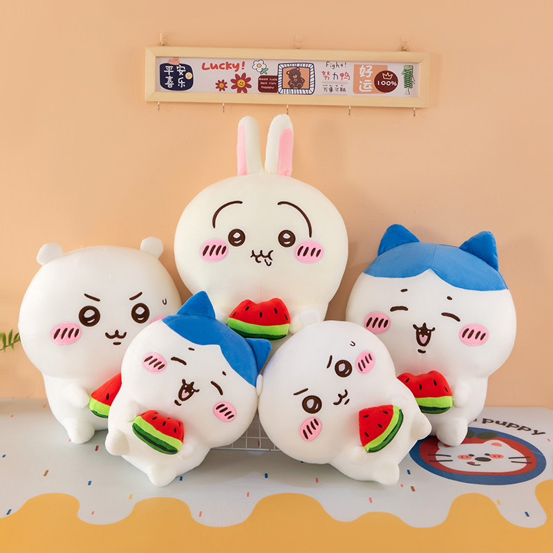 创意西瓜乌萨奇玩偶毛绒玩具卡通潮玩摆件抱枕可爱小八乌萨奇公仔,玩具/童车/益智/积木/模型,毛绒/玩偶/公仔/布艺类玩具,淘宝优惠券,粉丝福利购,淘宝优惠卷