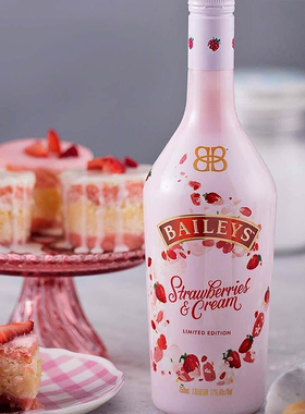 女士喜欢喝 百利甜酒草莓奶油味Baileys爱尔兰原装进口24.10月