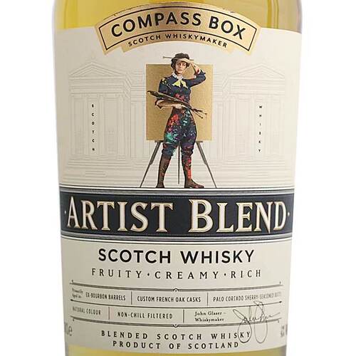 罗盘针艺术家苏格兰调和威士忌700ml英国原装进口洋酒Compass Box