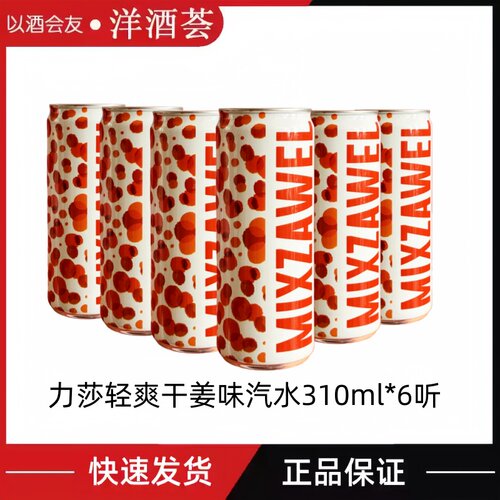 力莎清爽干姜味汽水 MIXZAWEL Ginger ale 310ml  调鸡尾酒饮料