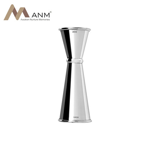 ANM不锈钢双头卷边量杯