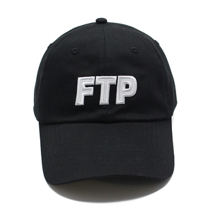 【现货】FTP贴布刺绣logo弯檐鸭舌帽棒球帽fuckthepopulation