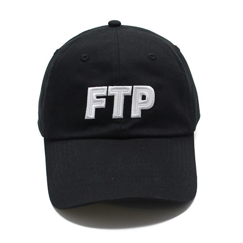 ftp贴布刺绣logo弯檐鸭舌帽