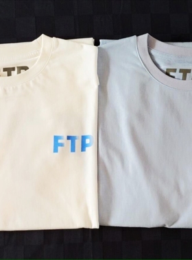 【促销】FTP 蓝色渐变字母标识体恤FUCK THE POPULATION TEESHIRT