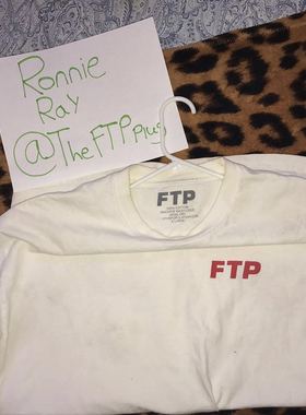 【现货】FTP红色字母标准LOGO纯棉短袖T恤FUCKTHEPOPULATION