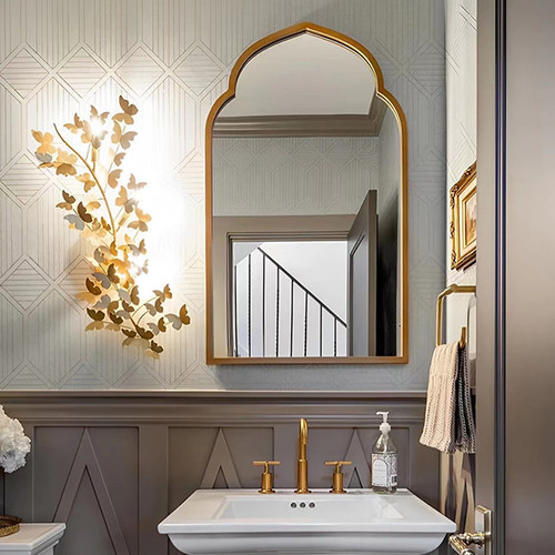 法式浴室镜子卫生间智能化妆镜