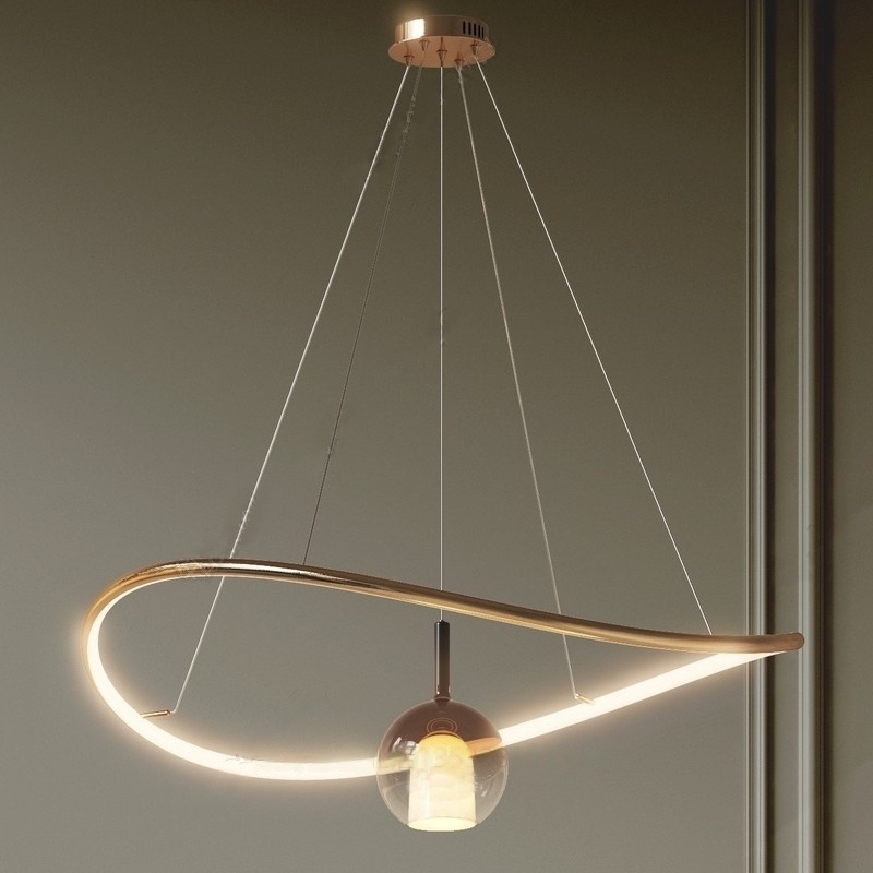 现代轻奢北欧吊灯客厅餐厅包厢