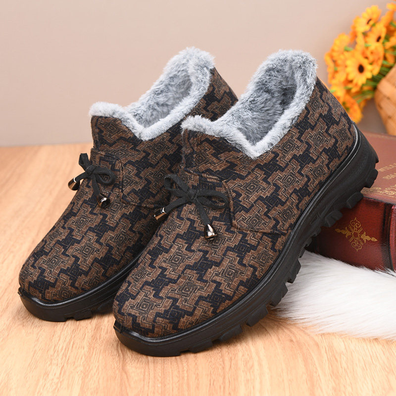 冬季老北京棉鞋女加绒保暖奶奶鞋雪地靴加厚防滑休闲妈妈棉靴防寒,女鞋,时尚雪地靴,淘宝优惠券,粉丝福利购,淘宝优惠卷