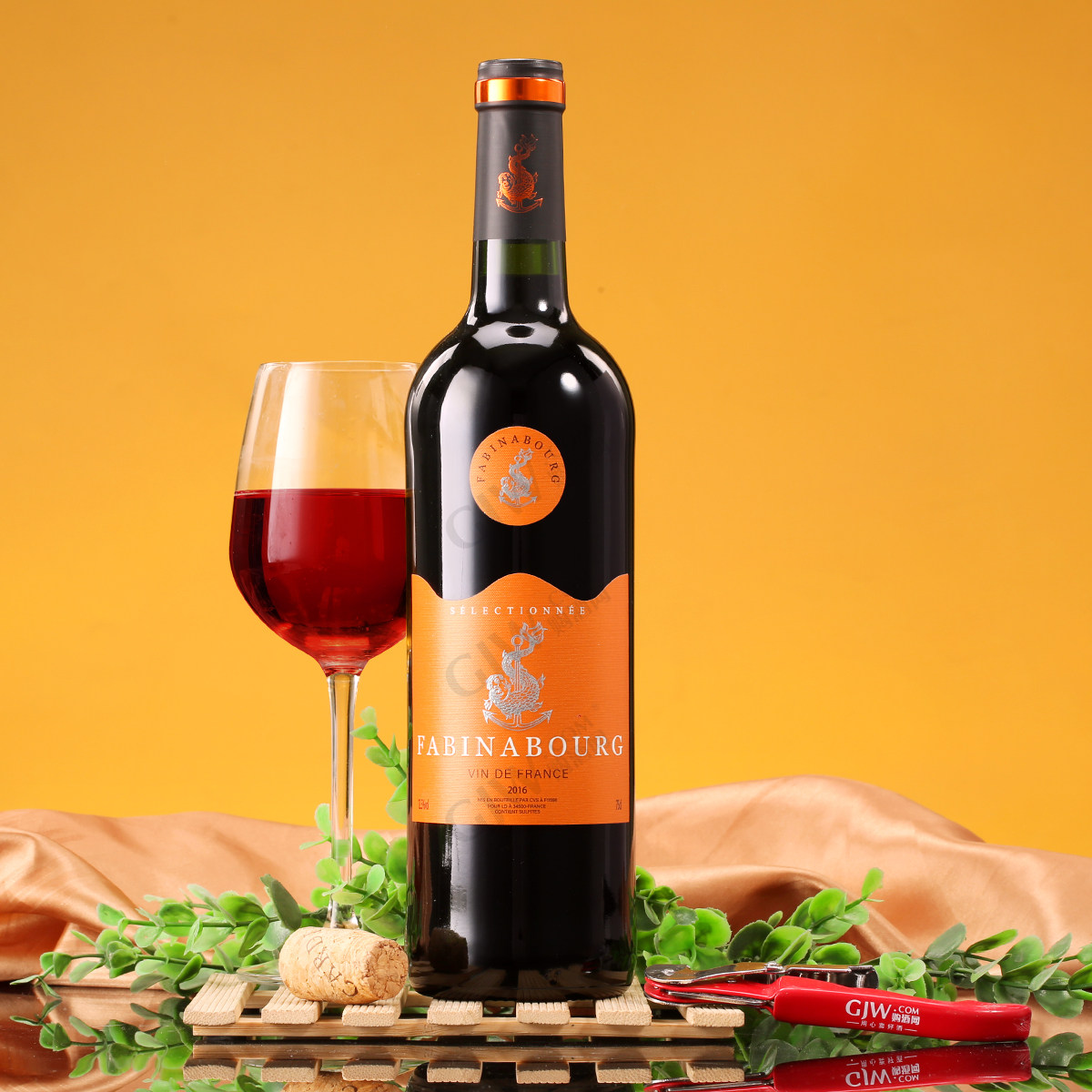 法国进口红酒 法比纳古堡干红葡萄酒 皇族雄狮系列 750ml海外直采