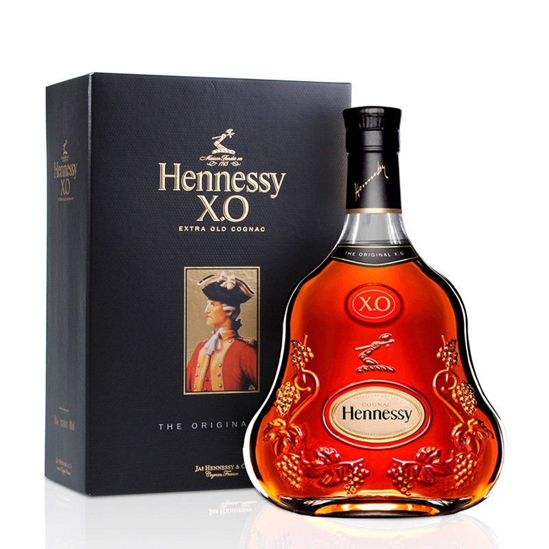 轩尼诗hennessy700ml法国原瓶行货 带盒带码干邑白兰地进口洋酒xo