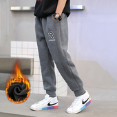 男童裤 帅气 儿童洋气时髦运动裤 子春秋新款 中大童宽松纯棉弹力卫裤