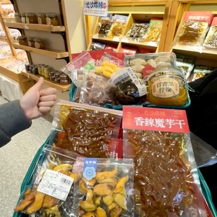 龙李梅友友菓子坊长沙代购 豆腐干泡泡干鸡丝鸡脚筋兰花干脆骨