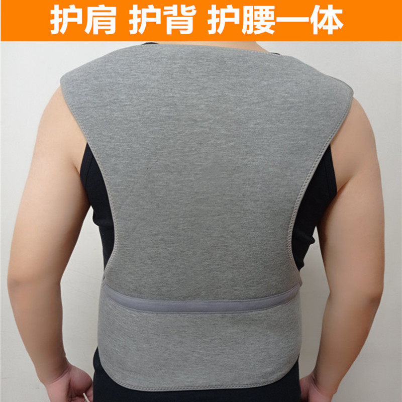 加绒护背带护腰护肩护肚子衣服整圈加绒加厚保暖秋冬季男女士通用