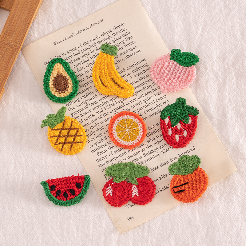 少女心毛线编制日系学生帽子胸针