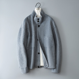 Version Men Woolen 2024 Fashi sided Korean Double European