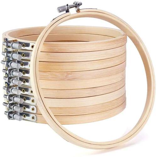 DIY Needlecraft Cross Stitch Machine Bamboo Frame Embroidery