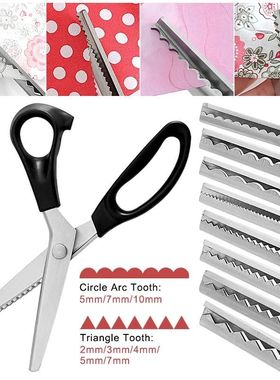Tailor scissors Pinking Shears Zig Zag Sewing Cut Serrated L