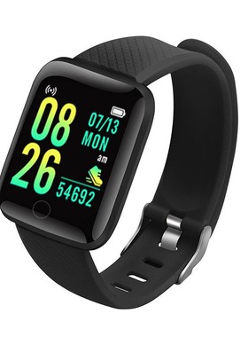 116plus Smart Watch Heart Rate Blood Pressure Bluetooth Spor