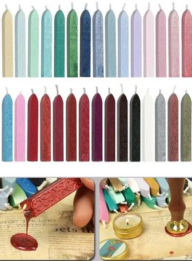5pcs/Pack Seal Wax Sticks DIY Vintage Stamp Sealing Wax Stic