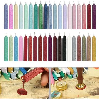 5pcs/Pack Seal Wax Sticks DIY Vintage Stamp Sealing Wax Stic