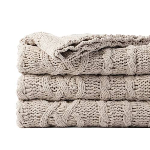 Battilo Chenille Blanket Plaid Throw Blanket for Sofa Knitte