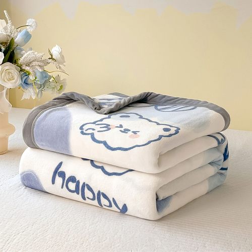 YanYangTian Winter Autumn Warm Plaid Blanket Plush Warmth Co