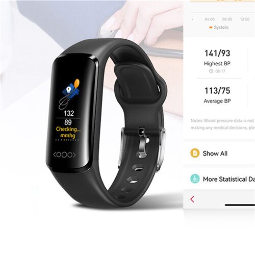 Tk30 Color Screen Smart Bracelet Ecg Non-invasive Blood Suga