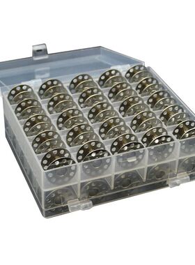 50pcs Sewing Machine Empty Bobbins Plastic Metal Spools Set