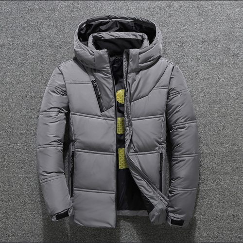 Men's Down Jacket rendy Korean Style Short Thickened Casual