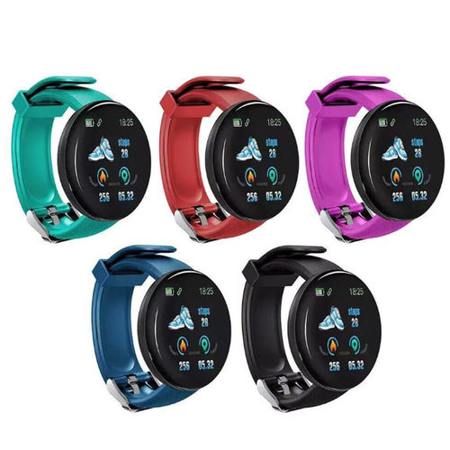 D18 Smart Bracelet Color Screen Bracelet Sports Pedometer In