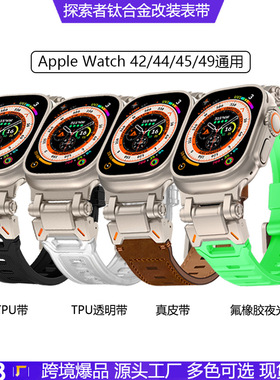 Applicable To  Watch Strap Iwatch Ultra2 Titanium Stainless