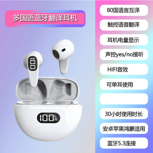 80 National Languages ??bluetooth Translation Hifi Sound Eff