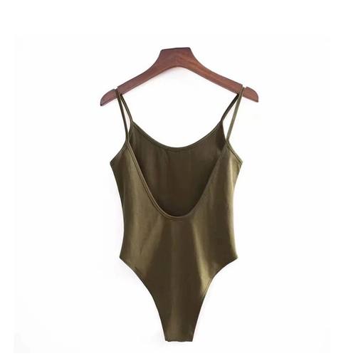 Sexy Backless fit Romper Body Bodysuit Women Slim Spaghetti