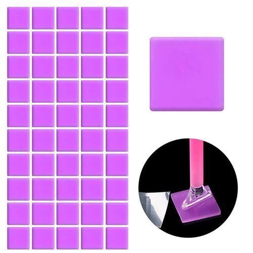 2x2cm Diamond Painting Glue Clay Wax Mud DIY Purple Embroide