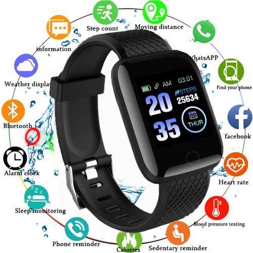 116plus Smart Bracelet Message Reminder Color Screen Sports