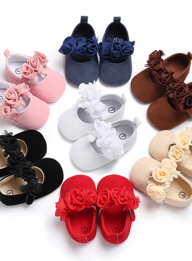 Prewalker New Soft Sole Newborn Baby Lovely Floral Soft Bott