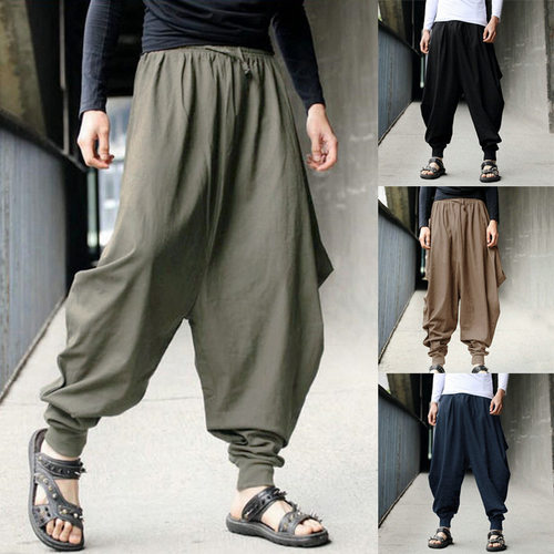 2024 Harem Pants Men's Retro Casual Original Design Cool Har