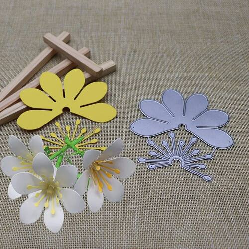 3D Flowers Blossom Metal Cutting Dies Diy Scrapbooking Photo