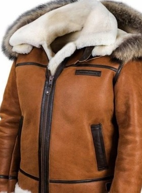 Youth Solid Color Beltless Zipper Pocket Brown Fitted Casual