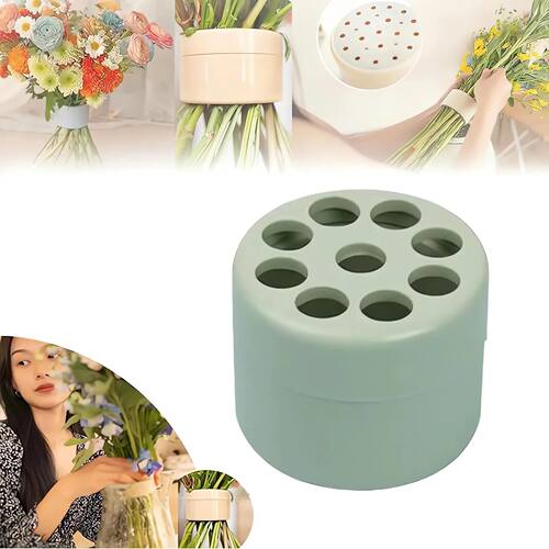 2024 New Spiral Ikebana Stem Holder Spiral Stem Holder for V