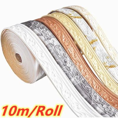 10m/Roll 3D Wall Trim Line Skirting Border Self Adhesive Wat