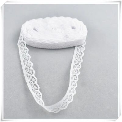 10yards White Lace Ribbon 14MM African Lace Fabric DIY Frenc