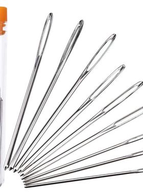 Hot Selling 9pcs/Set Large Eye Needles Leather Sewing Needle