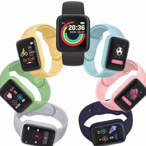 Y68/d20s Macaron Smart Bracelet Heart Rate Monitoring Inform