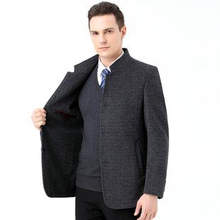 age sided Middle And Young Men Jacket Cashmere Double 2024