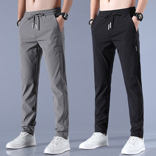 Ice Silk Korean Clothing Style Casual Men Shao Pants