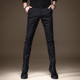 Fleet Business Black Trousers For Men Slim Fit Men's Casual