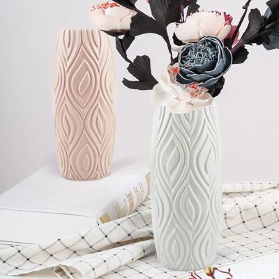 Shatterproof Plastic Vase For Home Decor Nordic Flower Pot H